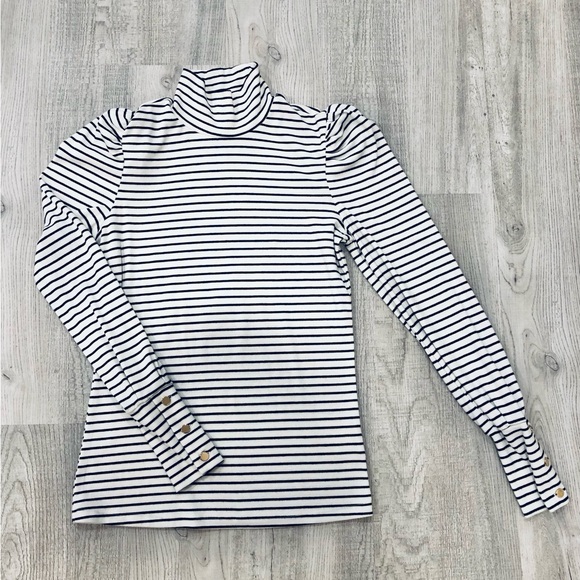 Draper James Striped Long Sleeve Top XS - Picture 4 of 9